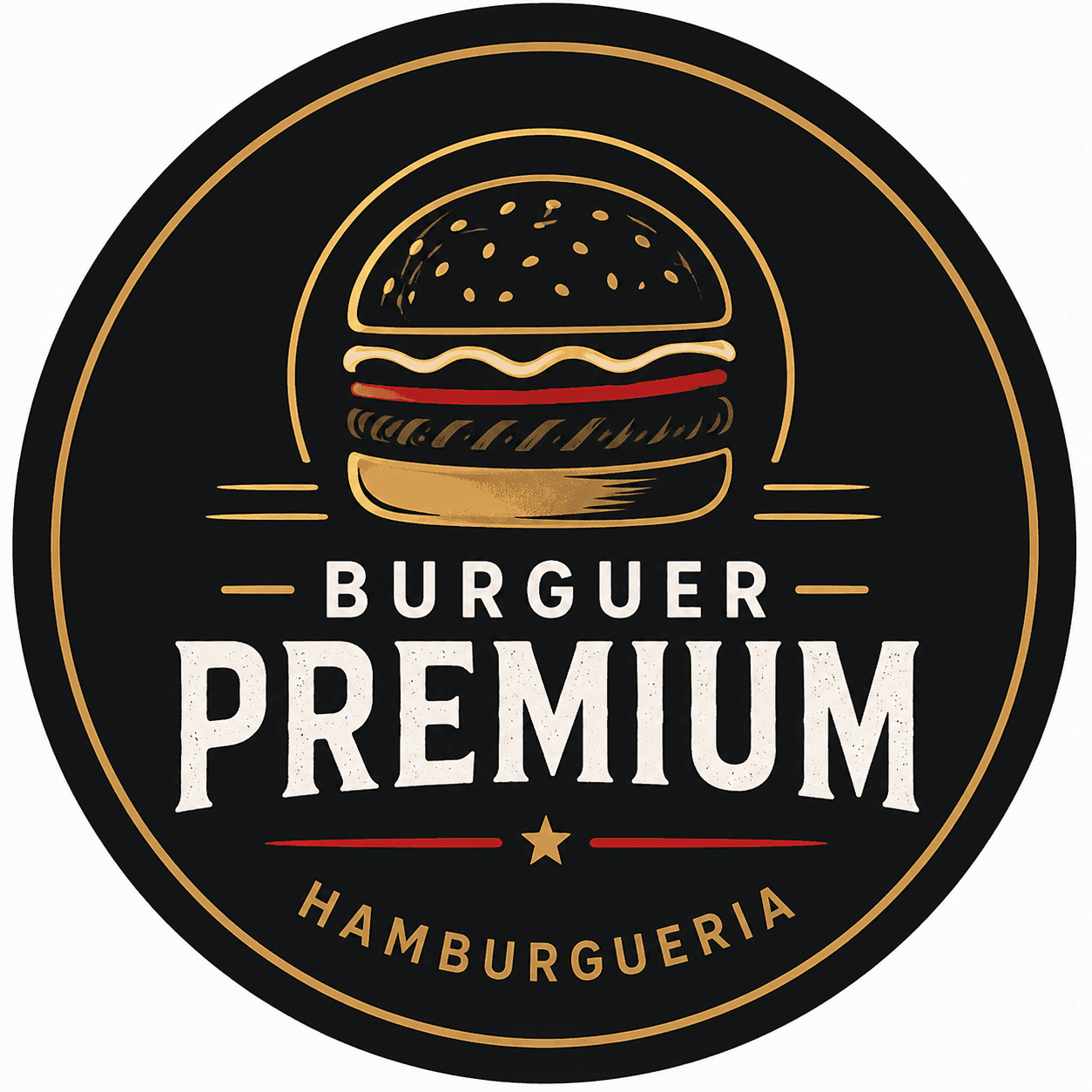 Logo Burguer Premium